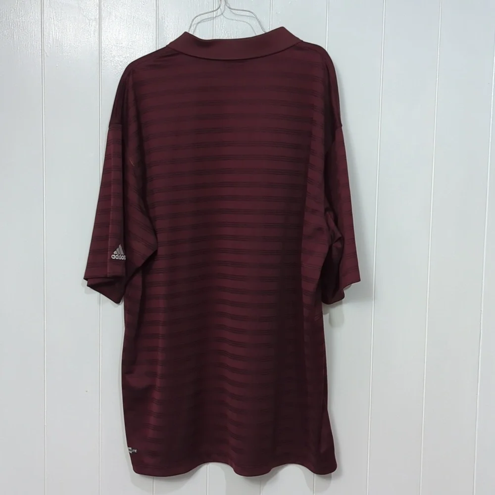 ❤️5/$25  EUC Adidas Climalite Aggies Polo Shirt